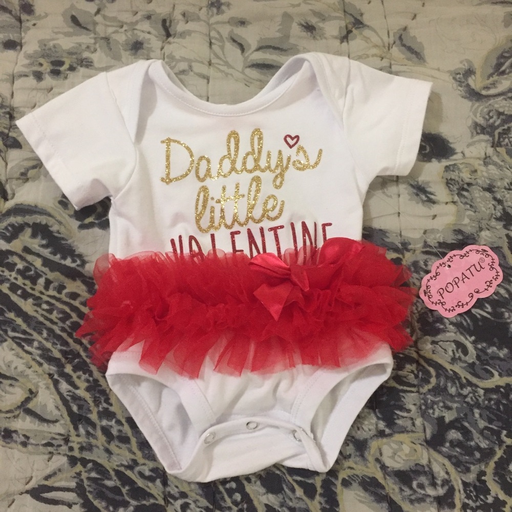 NWT Poptau Valentine's Day Onesie